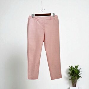 Tommy Hilfiger Women's Relaxed Fit Pink Chino Trousers Textured Size 8